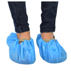 SURCHAUSSURES PLASTIQUE BLEUES / 100