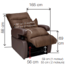 FAUTEUIL RELEVEUR COCOON 2 MOTEURS
