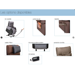 FAUTEUIL RELEVEUR COCOON 2 MOTEURS