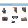 FAUTEUIL RELEVEUR COCOON 2 MOTEURS